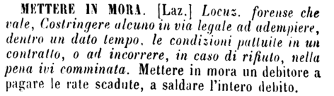 mettere-in-mora