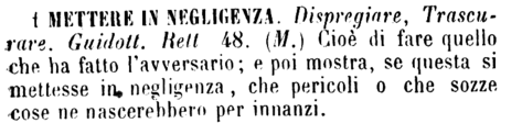 mettere-in-negligenza