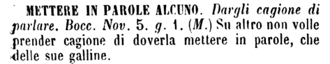 mettere-in-parole-alcuno