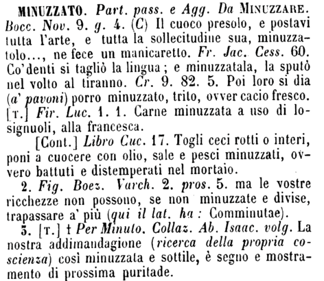 minuzzato