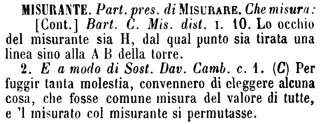 misurante