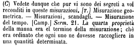 misurazione