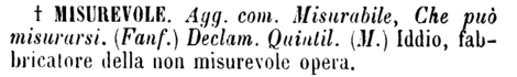 misurevole