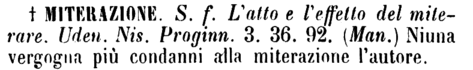 miterazione