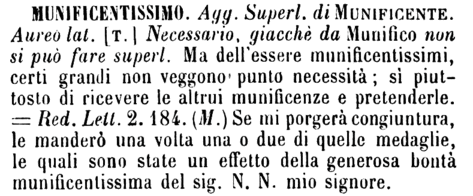 munificentissimo