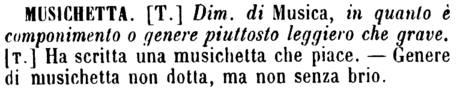 musichetta