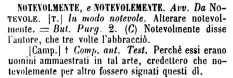 notevolmente