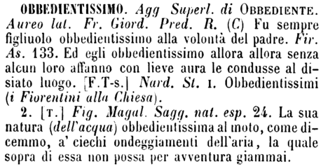 obbedientissimo