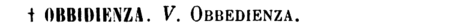 obbidienza
