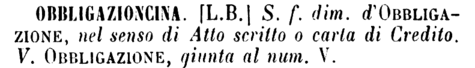 obbligazioncina