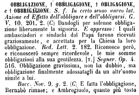 obbligazione