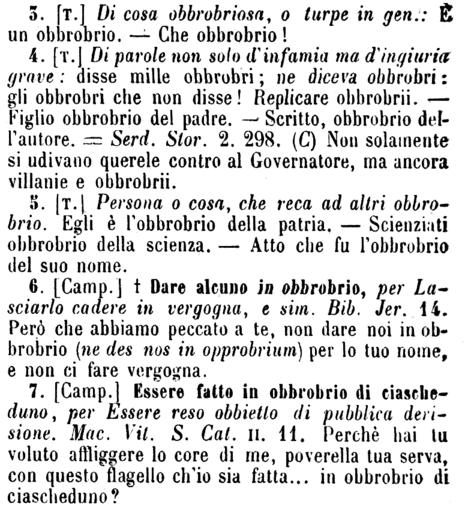 obbrobrio