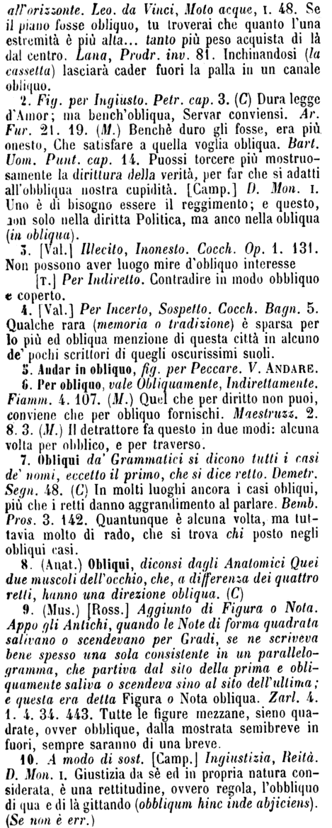 obliquo