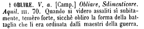 oblire