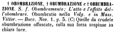obombrazione