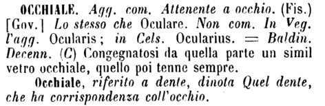 occhiale