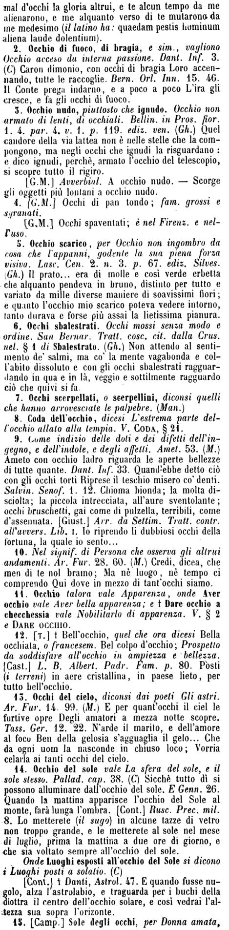occhio