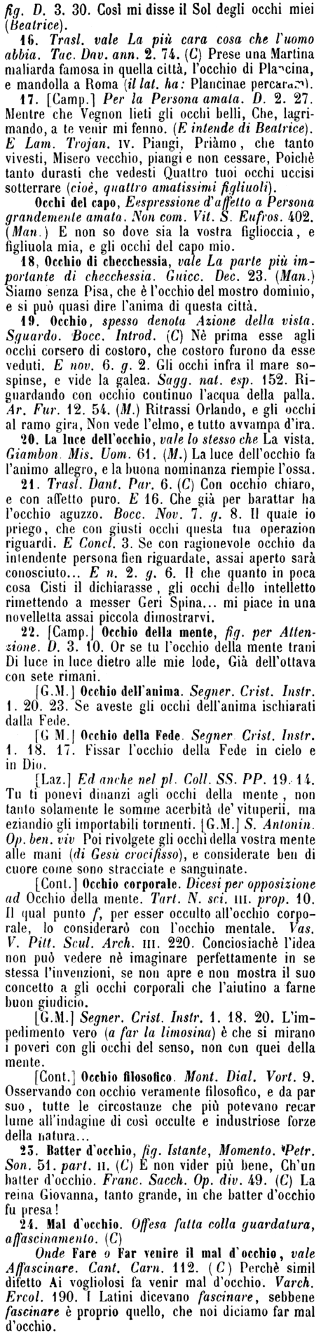 occhio