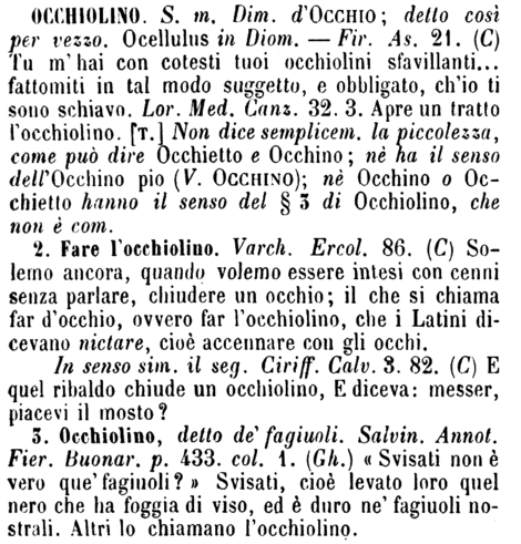 occhiolino