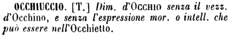 occhiuccio
