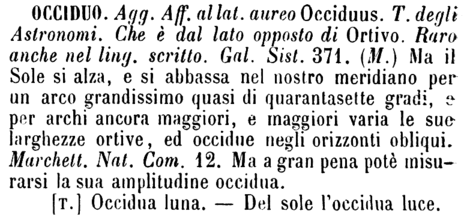 occiduo