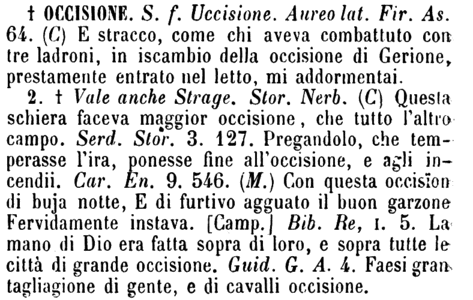 occisione
