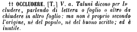 occludere