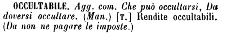 occultabile