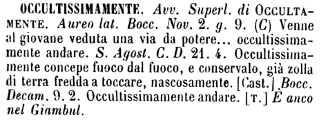 occultissimamente
