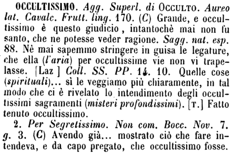 occultissimo