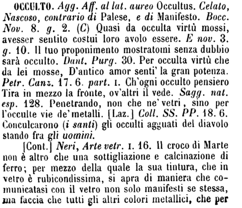 occulto