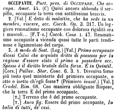 occupante
