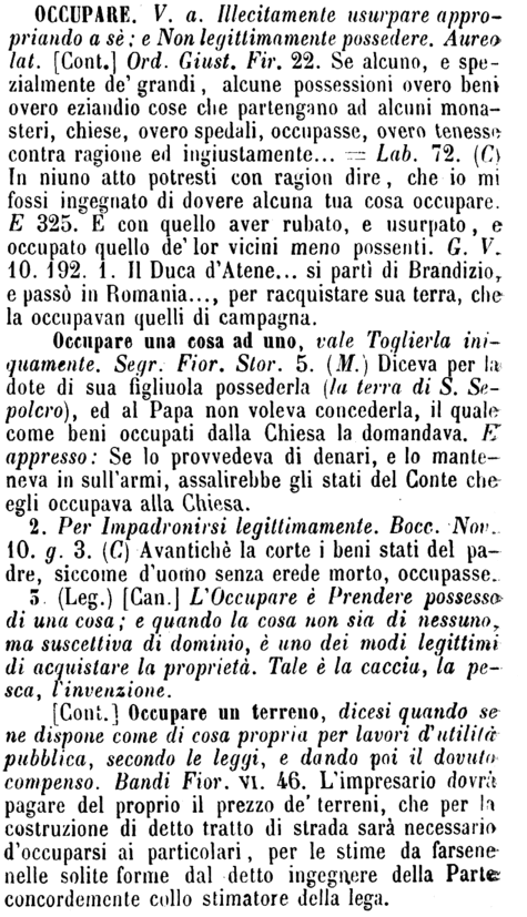 occupare