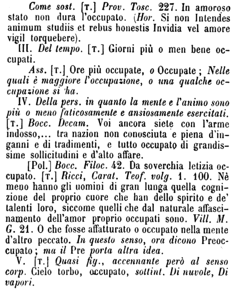 occupato
