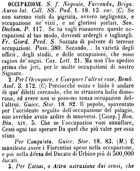 occupazione