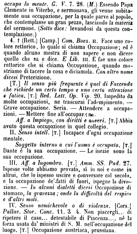 occupazione