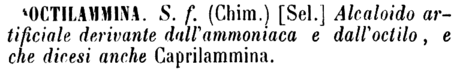 octilammina