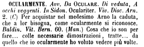 ocularmente