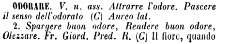 odorare