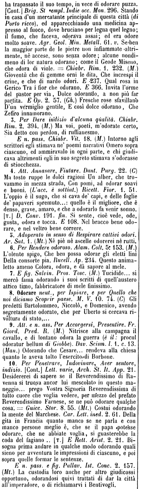 odorare