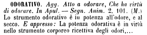 odorativo