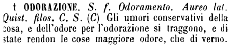 odorazione