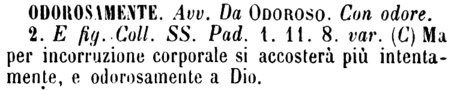 odorosamente