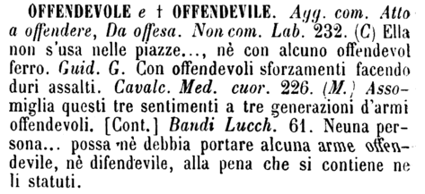 offendevole