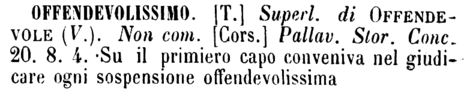 offendevolissimo