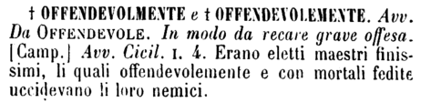 offendevolmente
