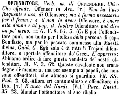 offenditore