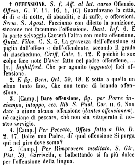 offensione