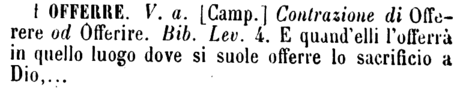 offerre