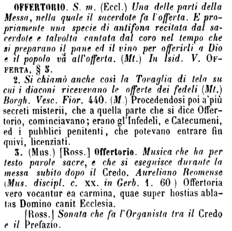 offertorio